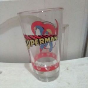 Superman glass mug